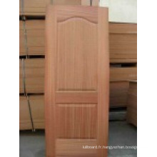 Porte HDF / porte blanche avec grain de bois (HDF DOOR)